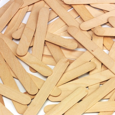 A pile of popsicle/lolly sticks